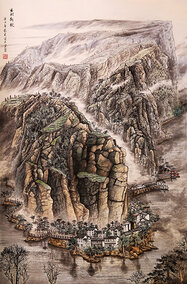 肖天宝作品 《乡村新貌》.jpg