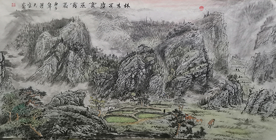 肖天宝作品 《林木茂盛，云蒸霞蔚》.jpg