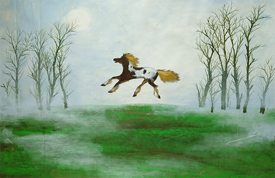 庞淳作品15《一马当先》尺寸90X62cm.png
