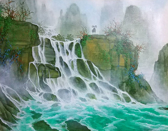 庞淳作品13《白瀑清风》尺寸100×80cm .png