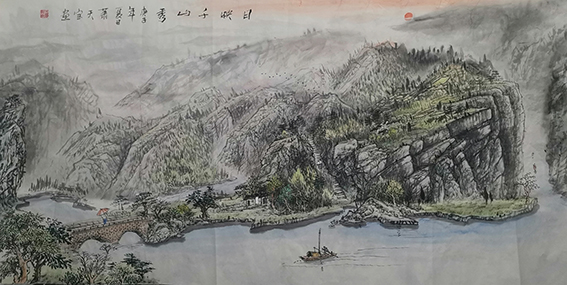 肖天宝作品《日映千山秀》.jpg