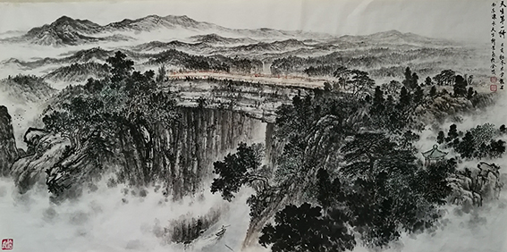 8朱学龙作品《天生第一桥》.jpg