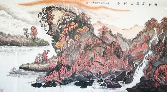 白桂芹作品9《嫣红尽染山河秀》.jpg