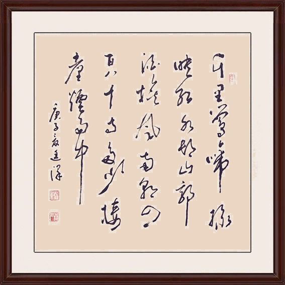 4杨廷泽作品 《杜牧〈江南春〉》 规格：69cmX69cm 创作于2020年5月26日.jpg