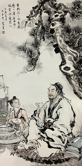 黄羡作品 《白居易诗意》.jpg