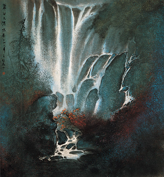 赵磊作品 《翠谷鸣春》规格：200cmx200cm.jpg