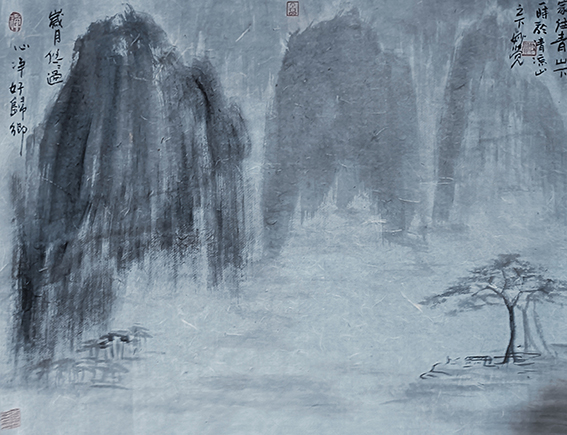 王玉喜作品《家住青山下》规格：68cmⅩ54cm.jpg