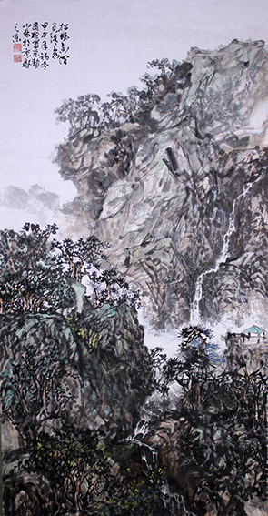 都国桢作品《松风幽涧》.jpg