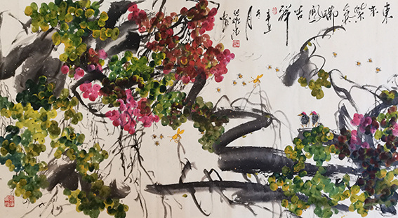 但维德作品《东来紫气  瑞凤吉祥》.jpg