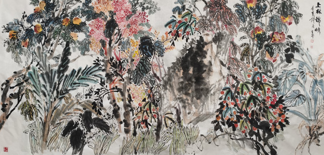 道金平作品《上林锦绣》规格：120cmx240cm,2022年.jpg