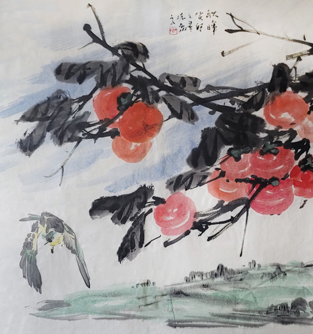 仇振霖作品《秋晖》规格：68cm×68cm.jpg