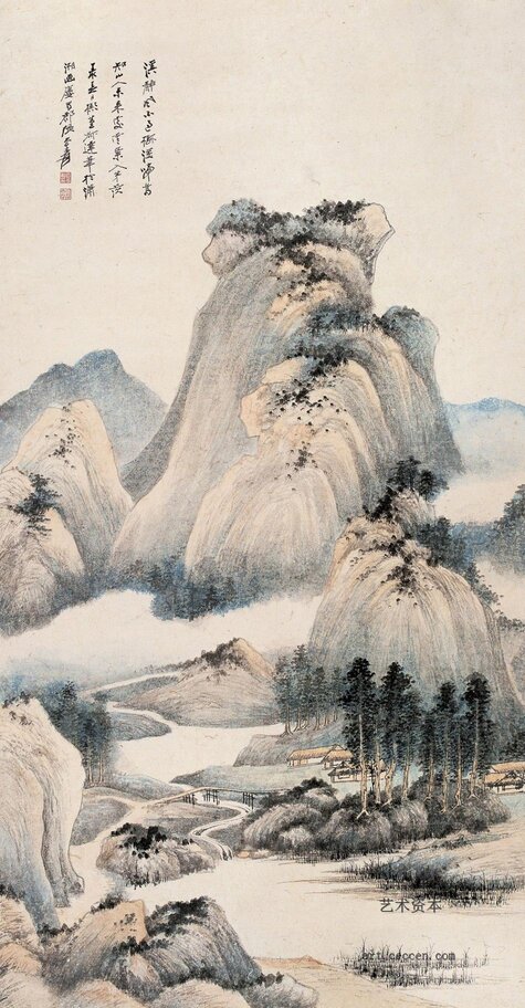 张大千作品欣赏(27)