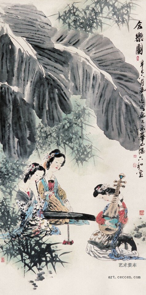 2001年作《合乐图》