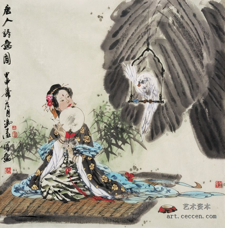 《唐人诗意图》