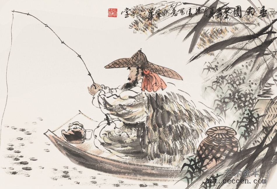 《垂钓图》