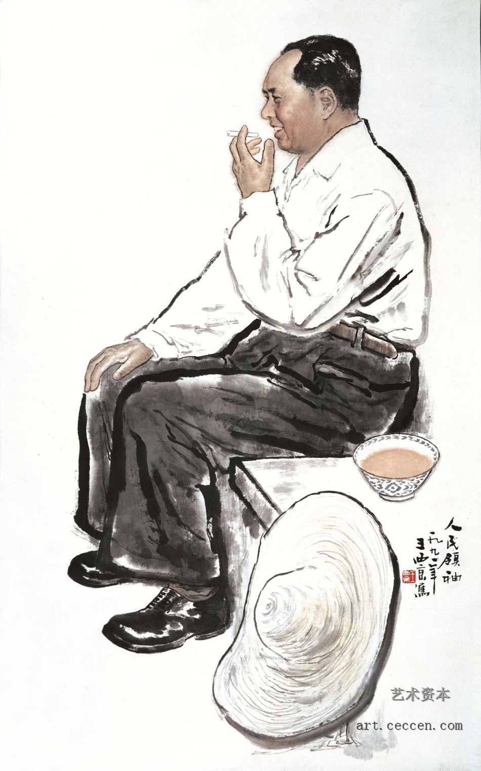 人民领袖180cm×98cm1991