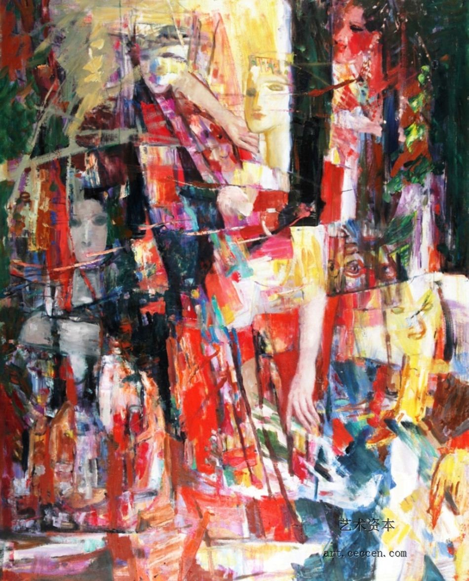 华贵1988年作130X160cm