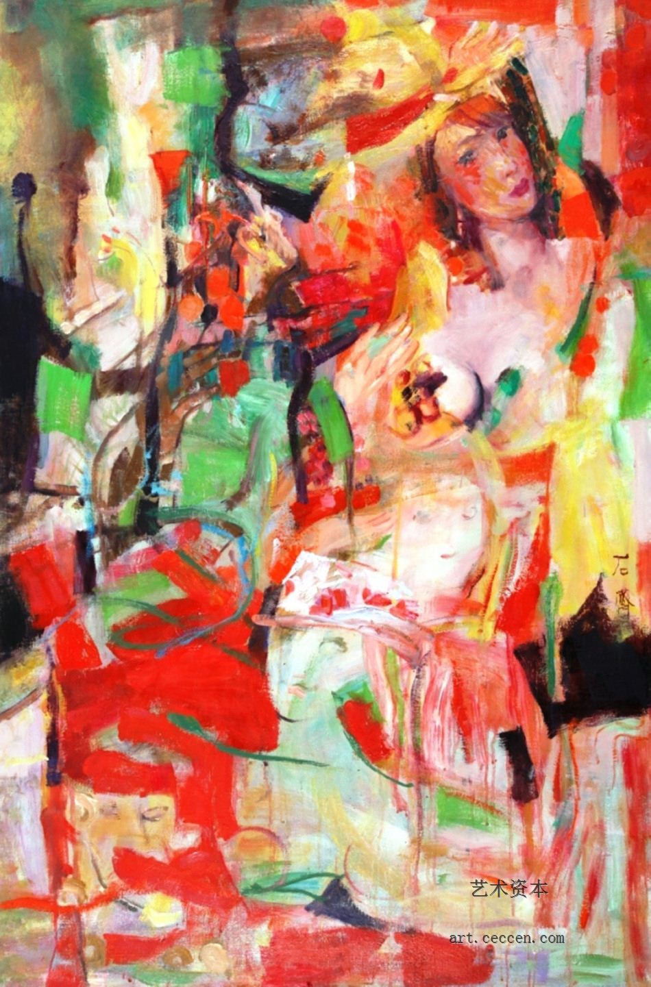 多彩人生2001年作97X146cm