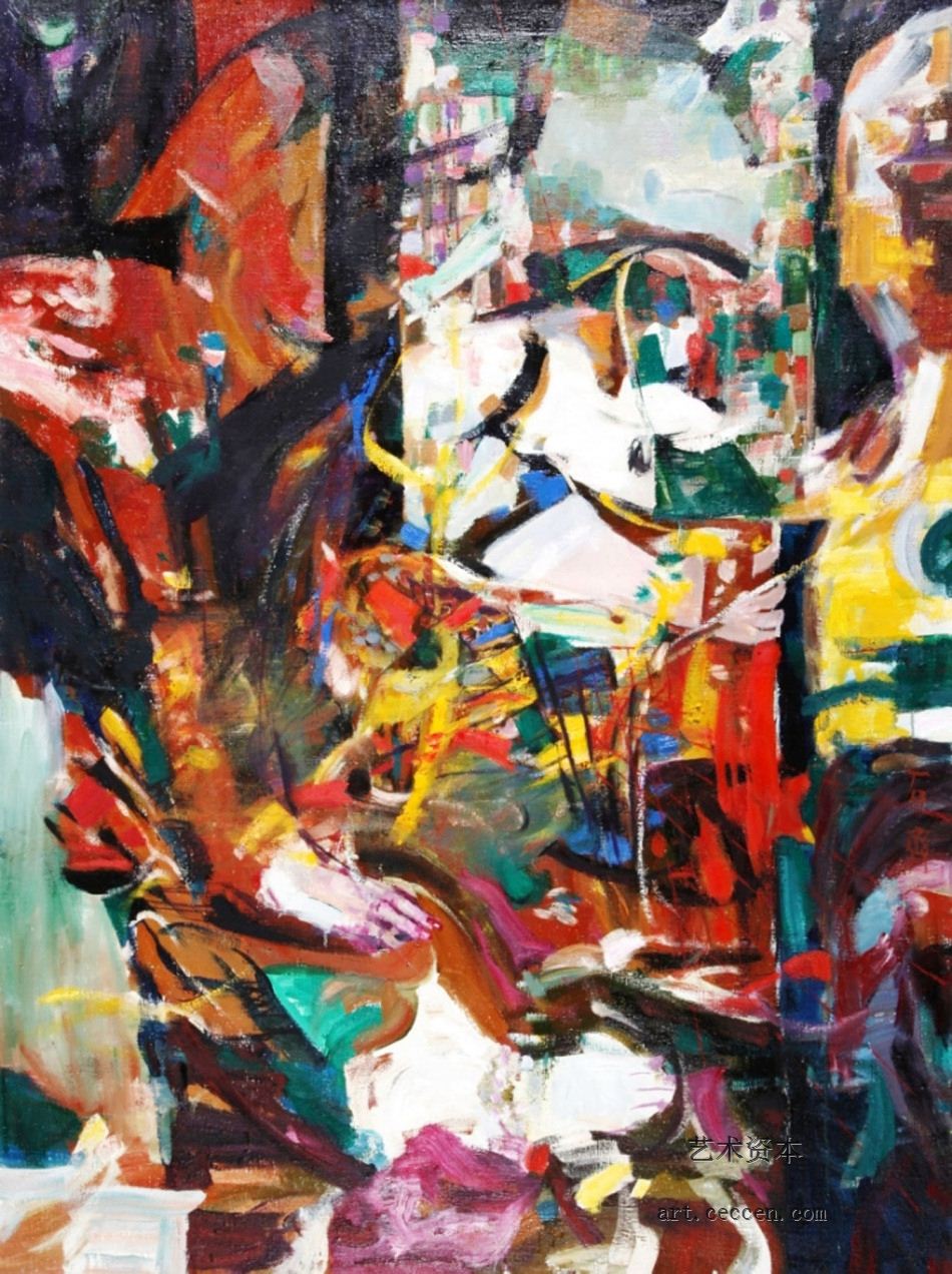 彝族2004年作112X148cm