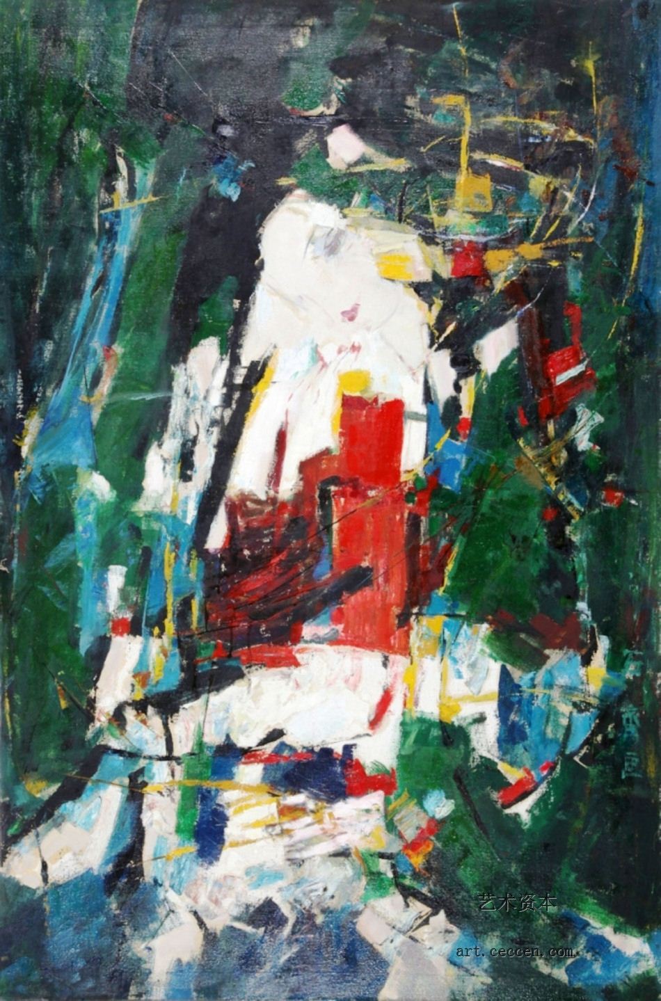 御花园1989年作88X132cm