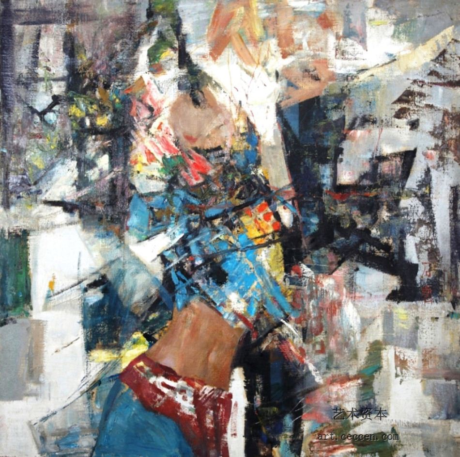 微风1979年作92X92cm