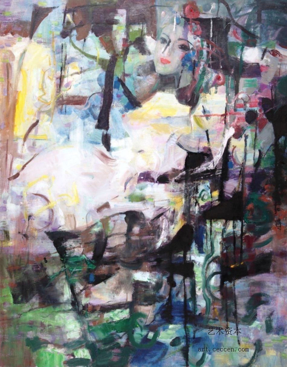 念如黛2006年作114X146cm