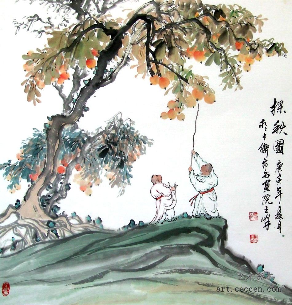 探秋图65×65cm