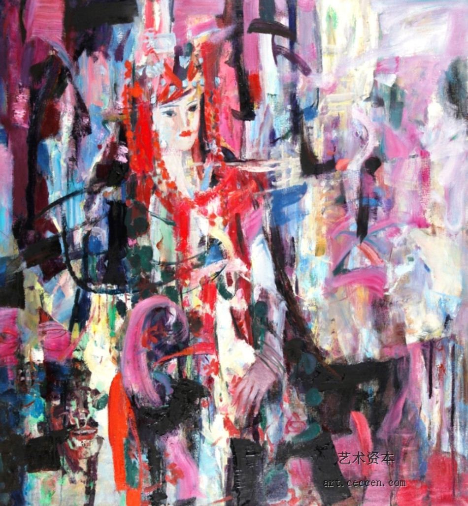 新娘2001年作120X130cm