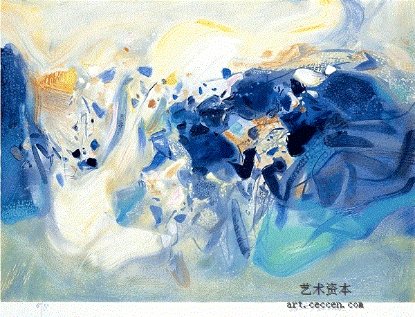 朱德群《初夏》