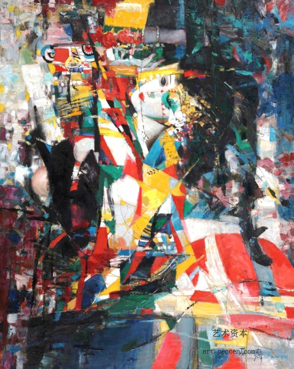 杨心菲1992年作80X100cm