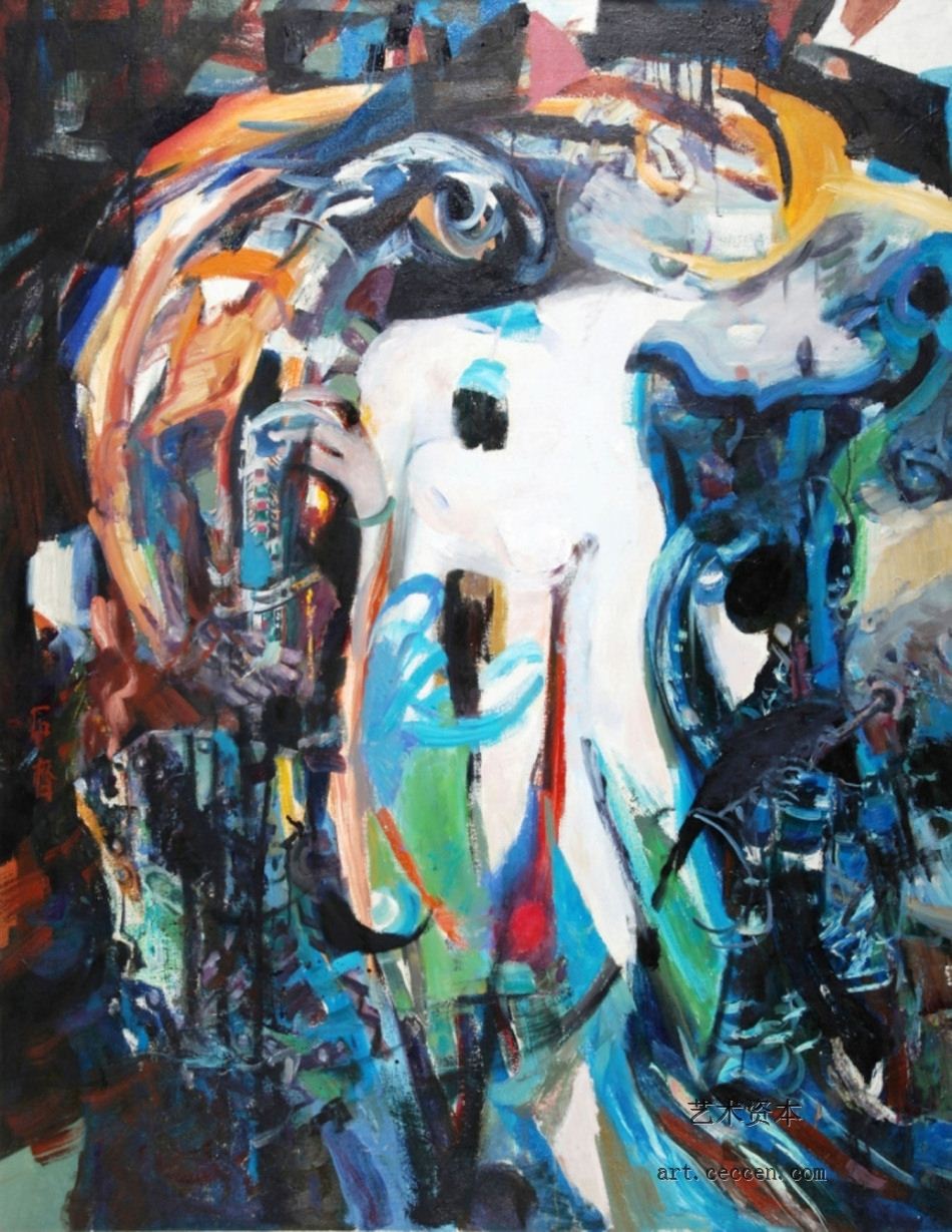海的故事2001年作146X114cm