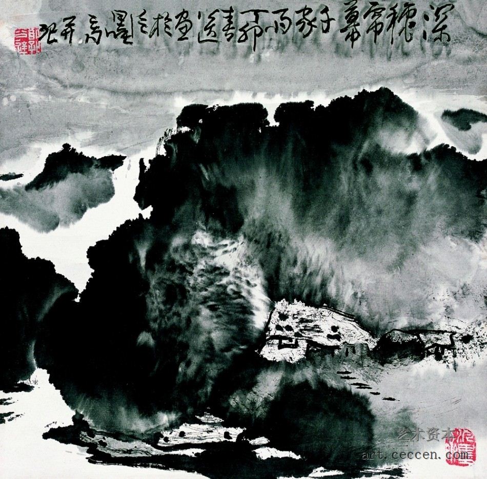 深秋帘幕千家雨