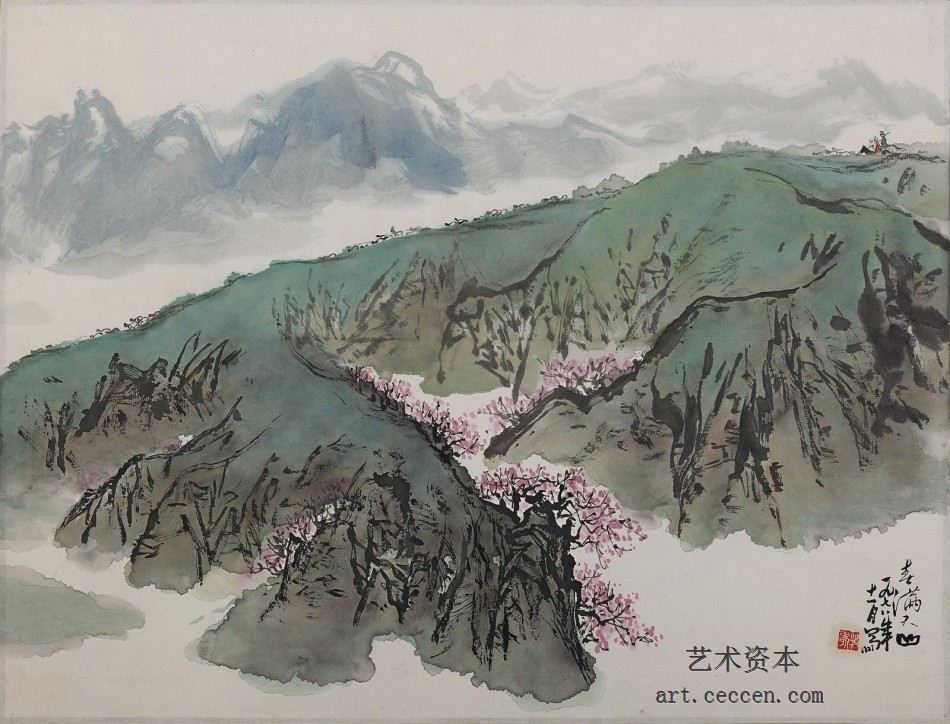 满春天山-46x36-1978年