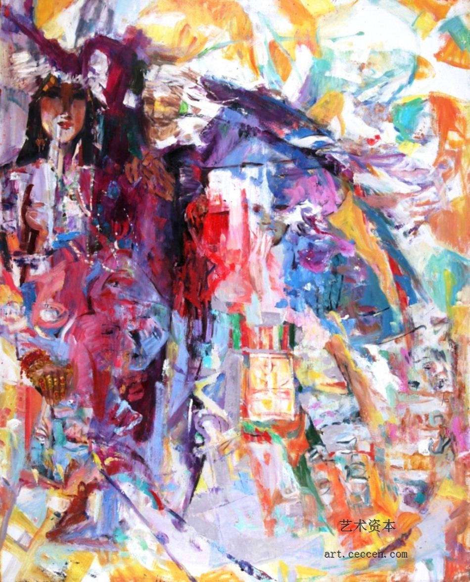 祥和图2001年作130X160cm