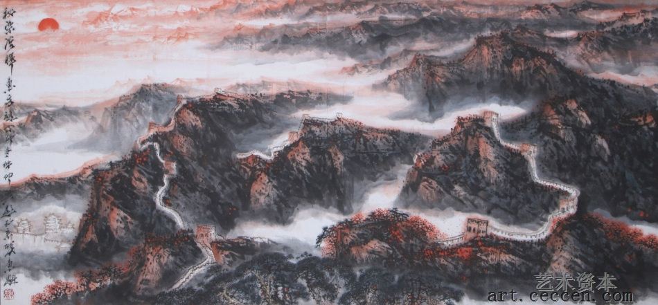 秋染浴晖东方魂