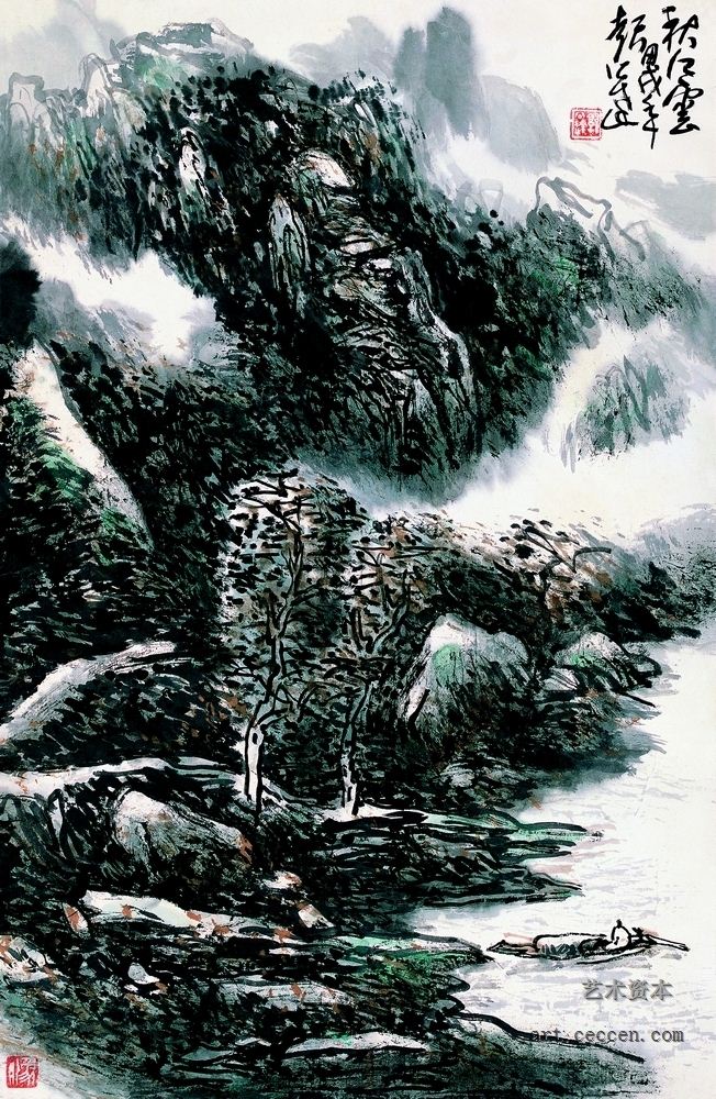 秋江云起