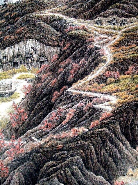 移民留下的山（局部）(1)