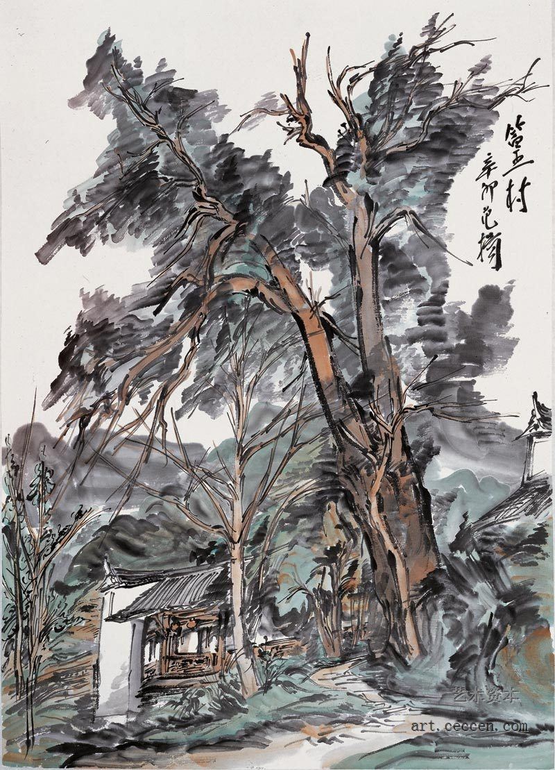 篁村_纸本设色_66X47cm_2011