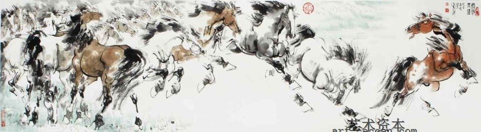 绿海天涯179x49cm