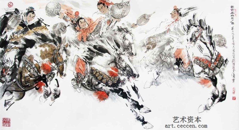 自古英雄出少2008年年179x97cm