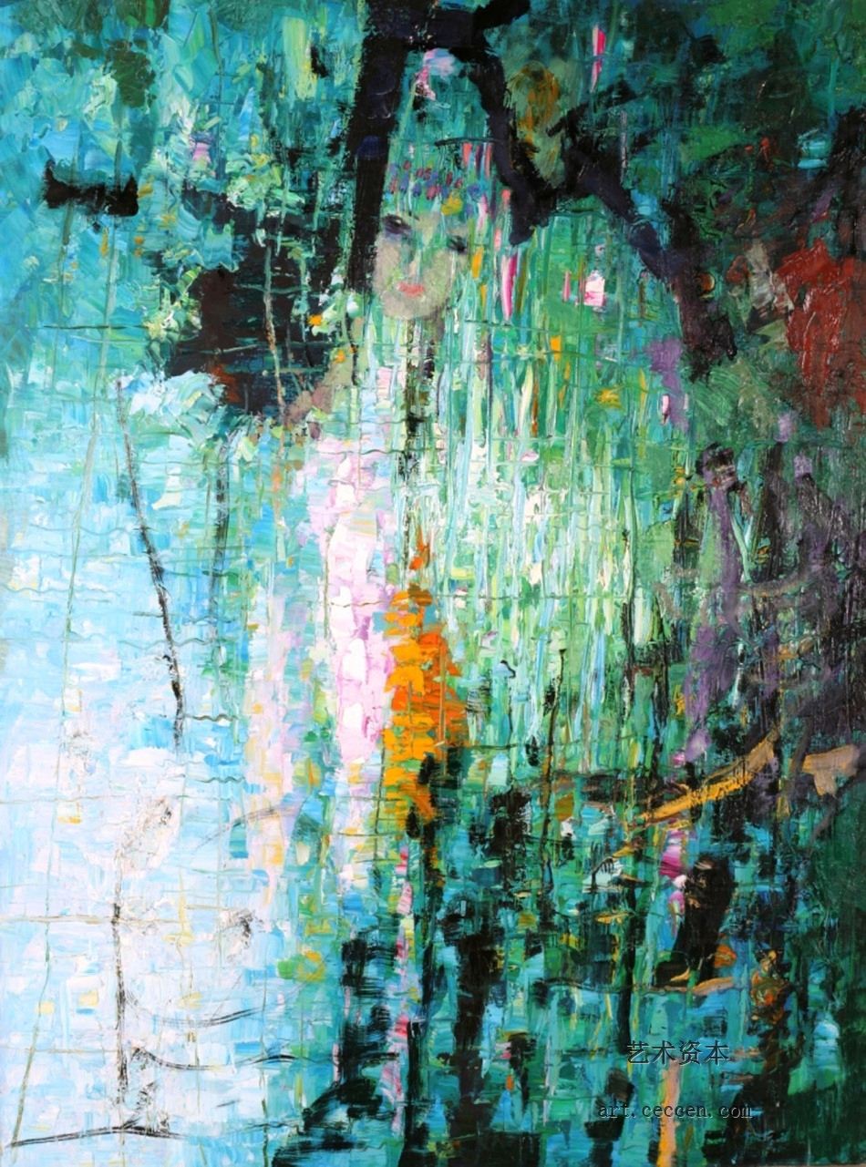 芙蓉出水1961年作80X100cm