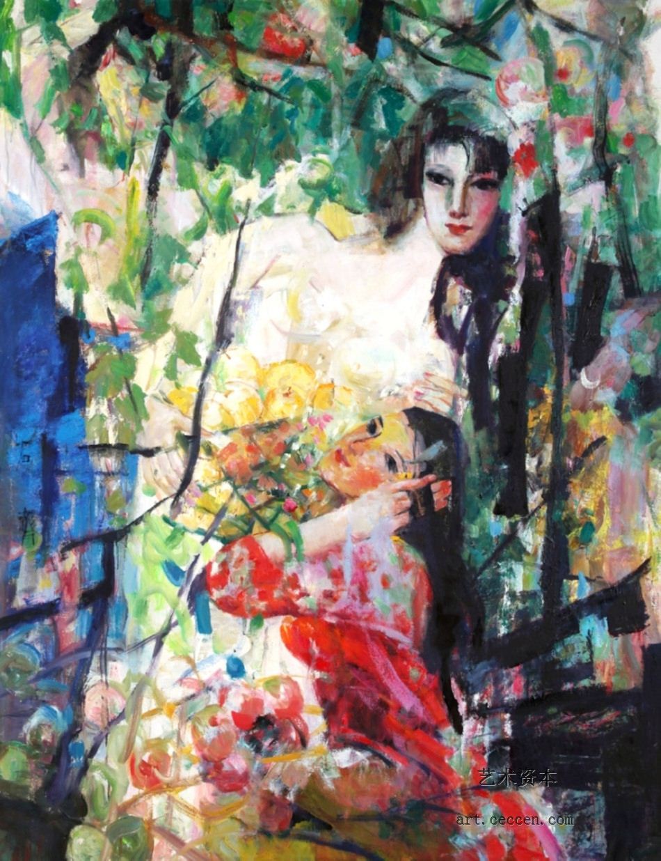 花果芬芳2001年作14X146cm