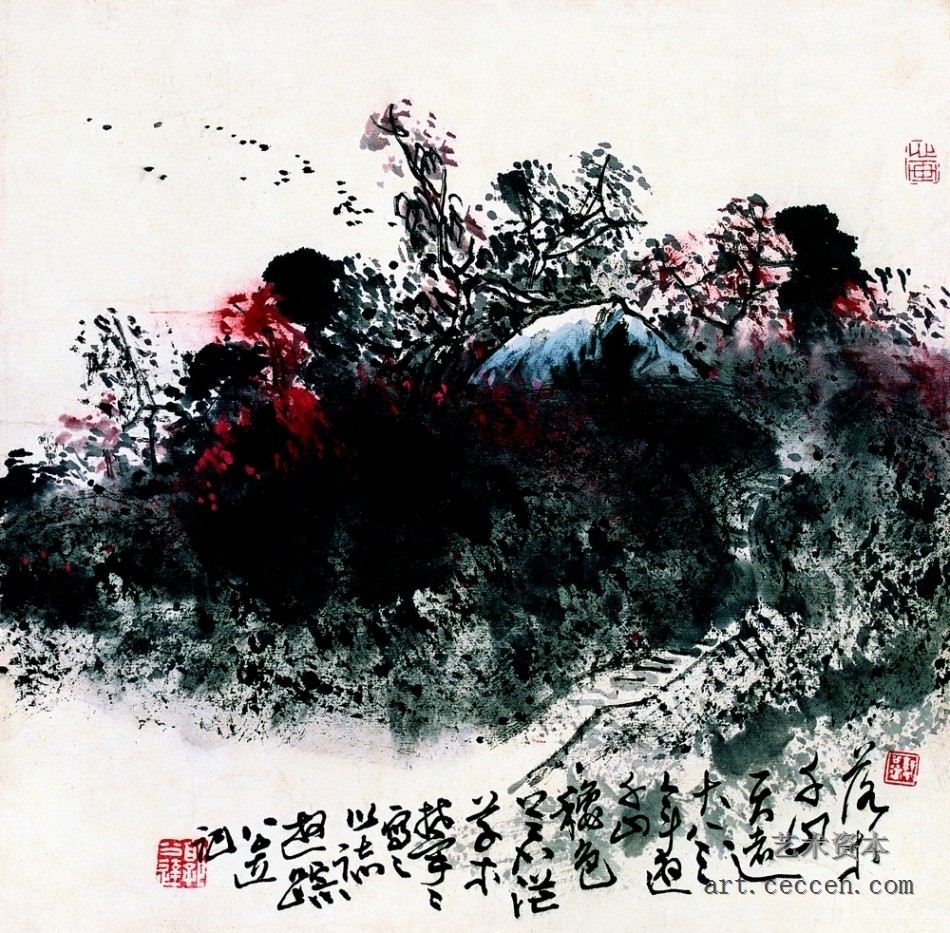 落木千山天远大