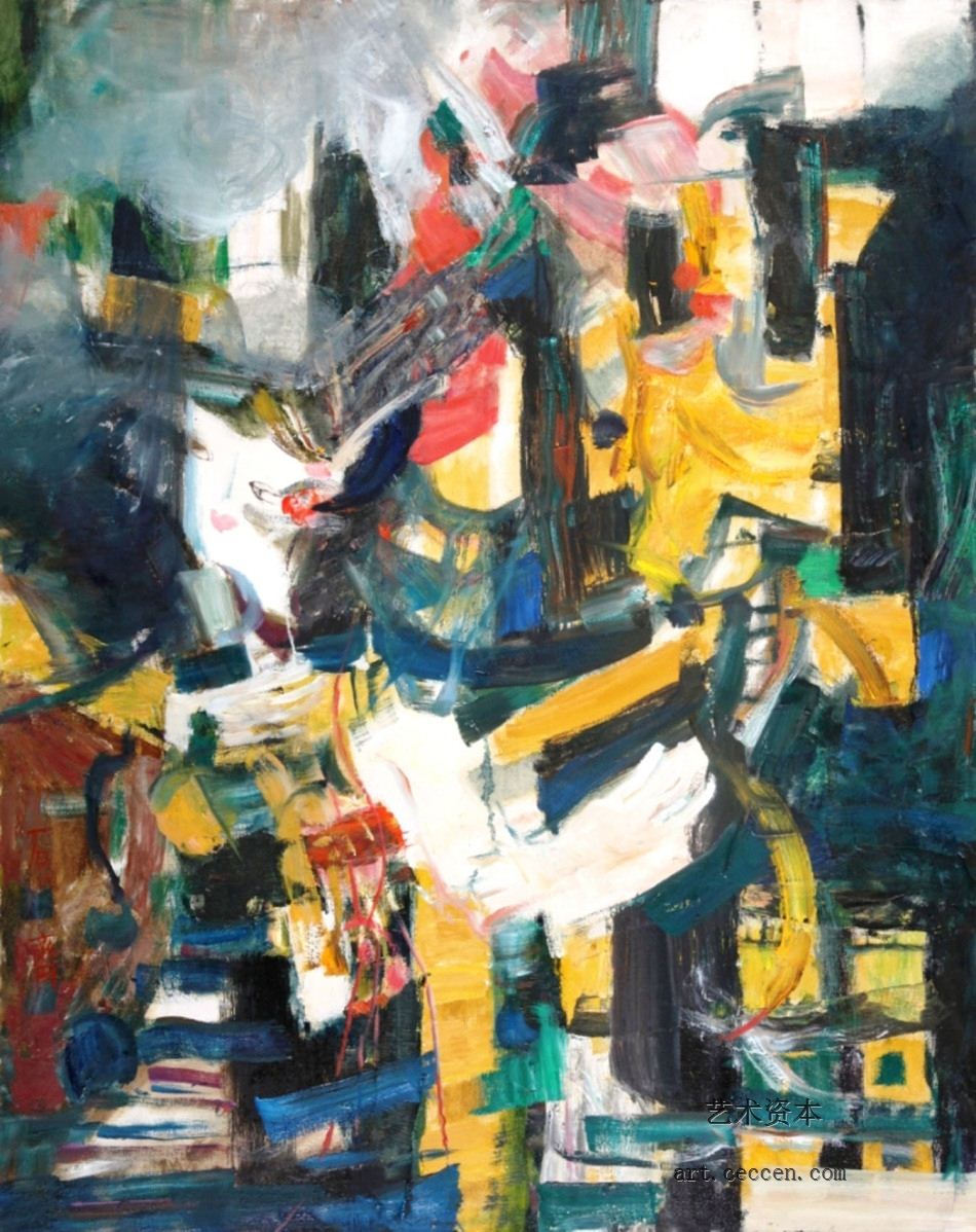 观光2008年作80X100cm