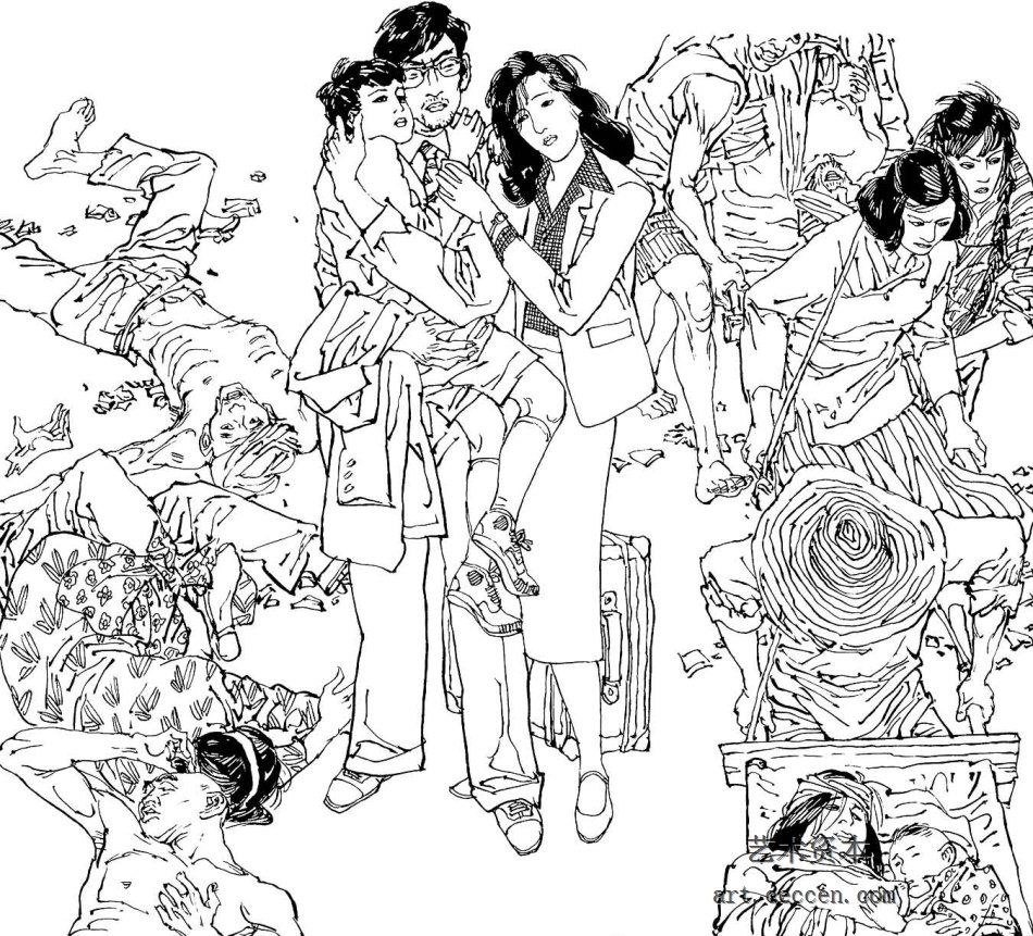 连环画《长江三部曲》选页7-9
