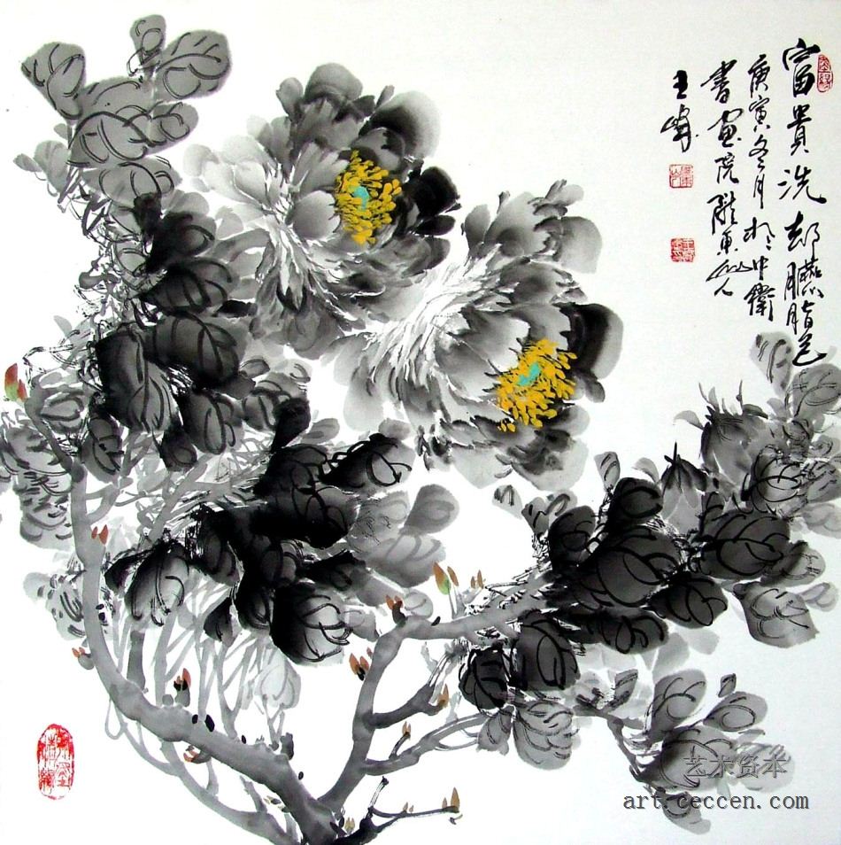 送你的墨牡丹