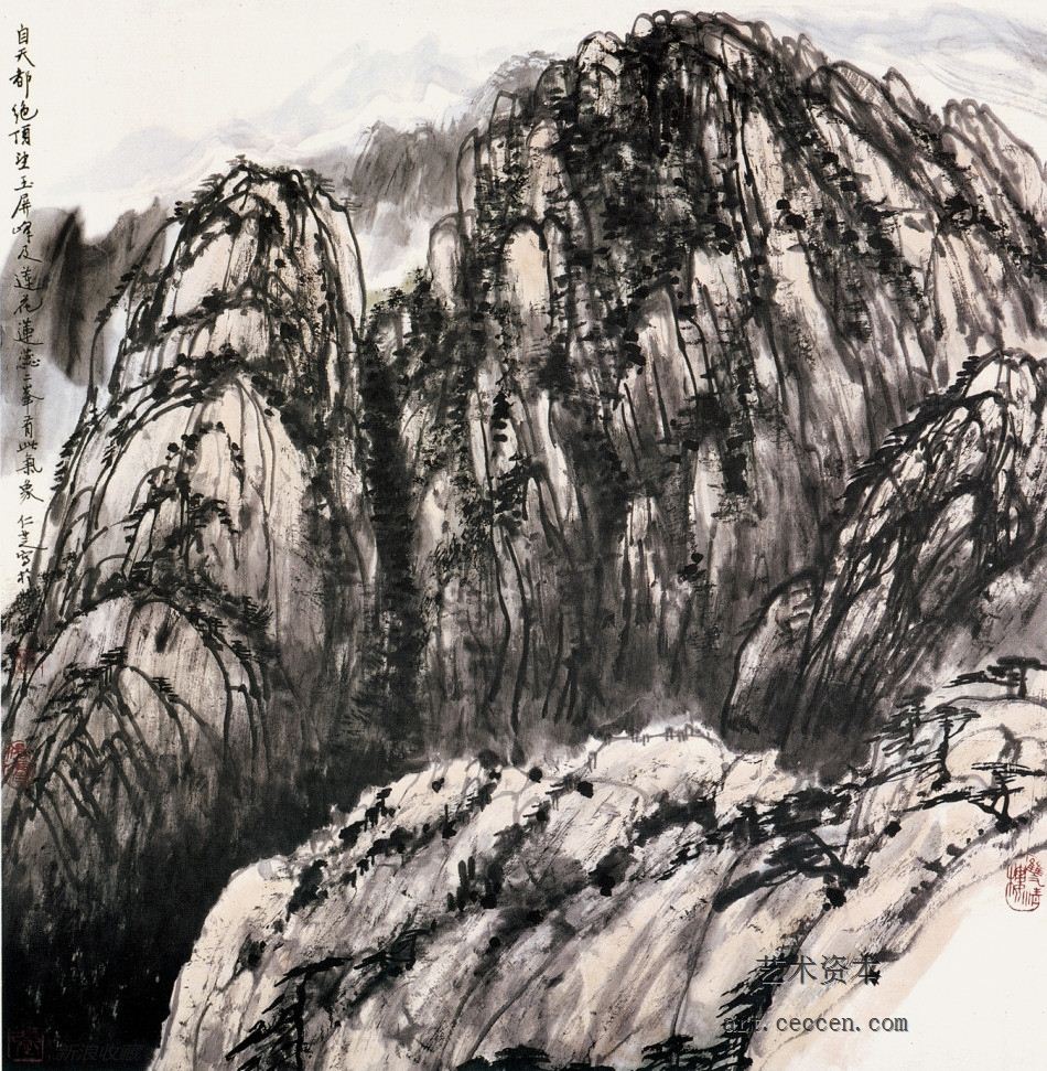 都绝顶望莲峰