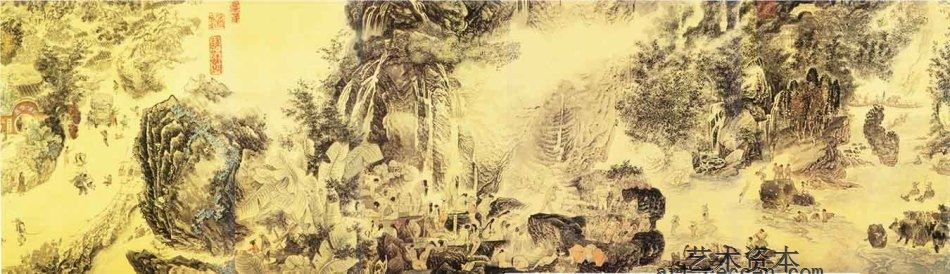 长江万里风情图局部
