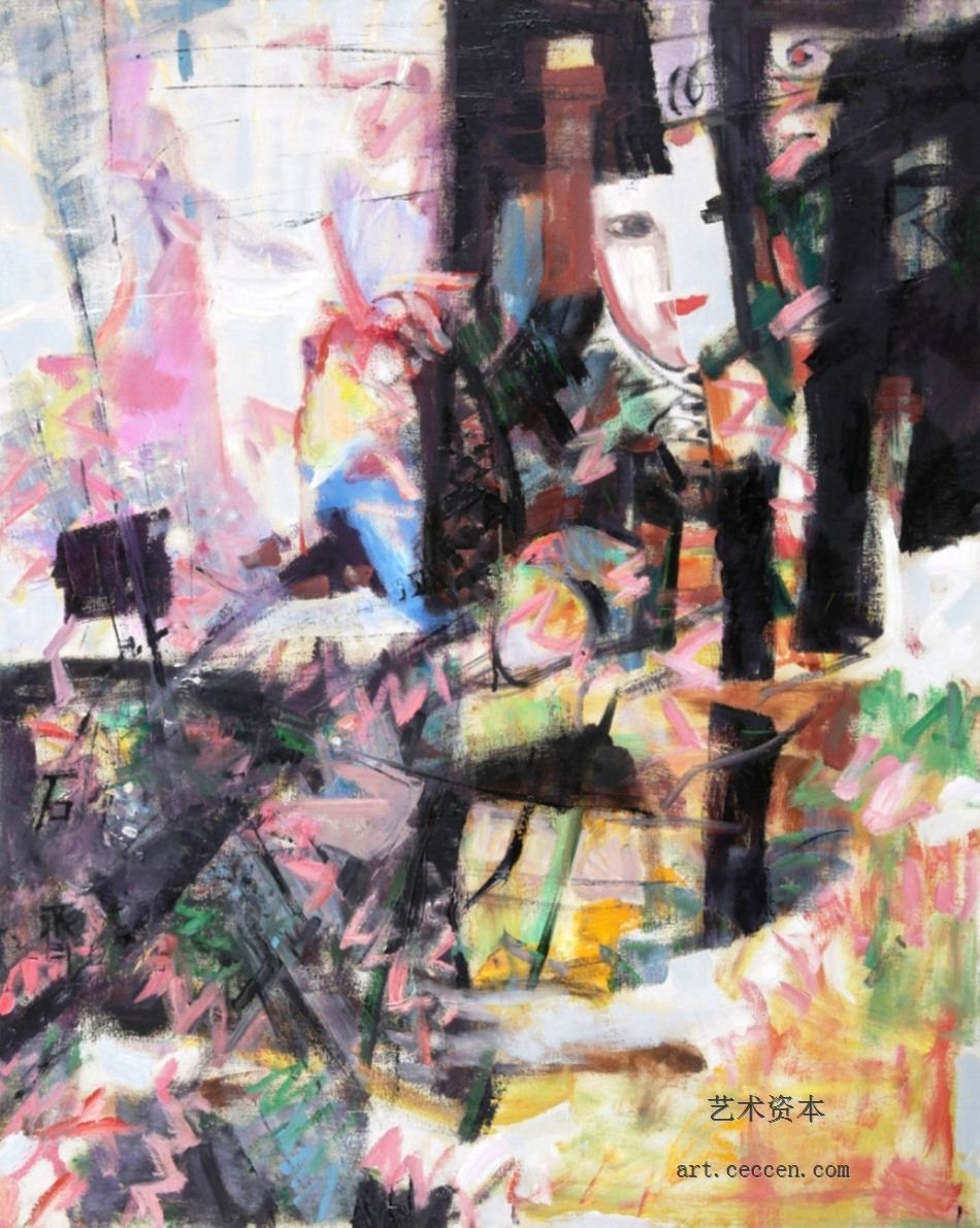 闺房1985年作80X100cm