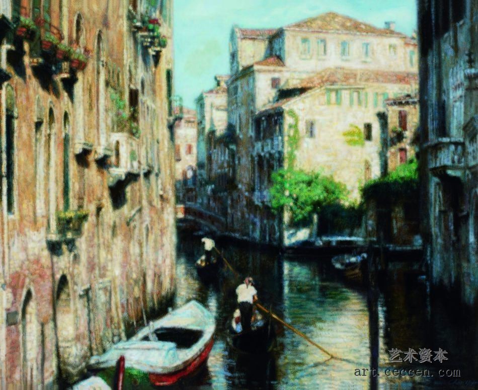 陈逸飞作品赏析：《威尼斯风景》